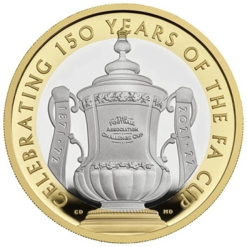 A 150-a Aniversare a Cupei FA 2 £ Argint 2022 Proof
