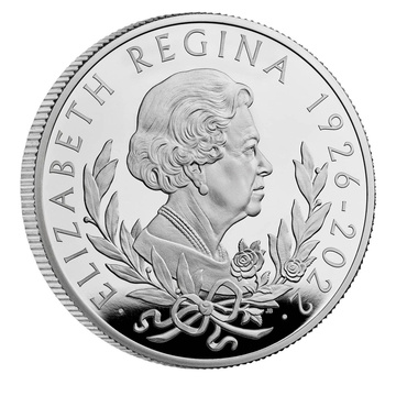 Regina Elisabeta a II-a 10 £ 10 oz Argint 2022 Proof