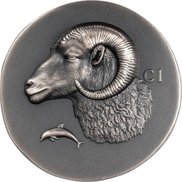 Moneda de Argint Numismatic Icons - Krios 1 oz Argint 2026 High Relief Antiqued