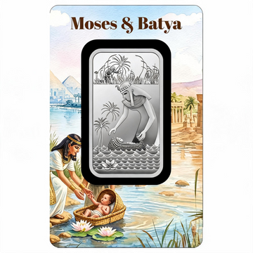 Srebrna Sztabka Pamp: Moses & Batya 1 uncja Srebra 2026
