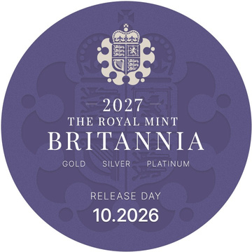 Monedă din argint Britannia 1 uncie de argint 2027