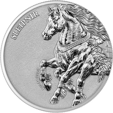 Medalie din argint Germania Beasts - Sleipnir 1 uncie de argint 2026