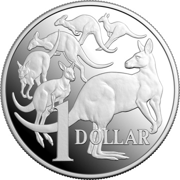 Monedă de argint Kangaroo 1 uncie de argint 2026 Proof