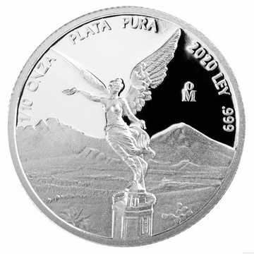 Libertad mexicană 1/10 oz argint 2020 Proof