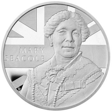 Mary Seacole 5 lire sterline argint 2023 Proof