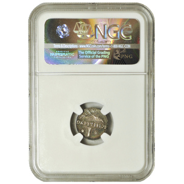 Orașul Liber Gdańsk Șeląg din Gdańsk Argint 1808-M NGC MS62