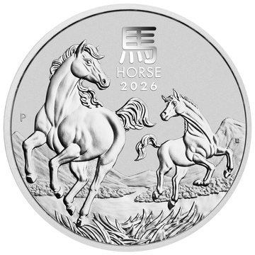 Perth Mint: Lunar III - Rok Konia 2 uncje Srebra 2026