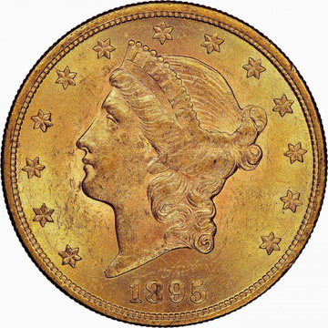 Liberty Head $20 Złoto 1895