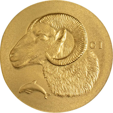 Monedă de aur Numismatic Icons Krios 0,5 g aur 2026 Silk High Relief