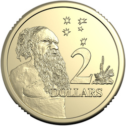 RAM 2 $ Monedă Circulated - Efigia Regelui Charles al III-lea Bronz aluminiu 2024