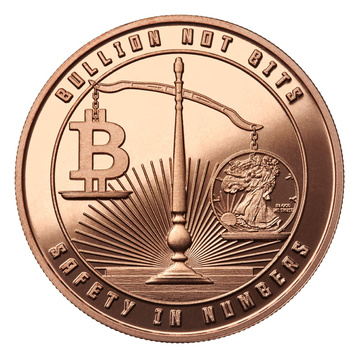 Safety in Numbers: Bullion Not Bits 1 uncja Miedzi