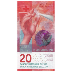 Bancnot Elveția 20 franci elvețieni (20 CHF) circulat
