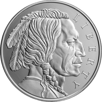 Medalie de Argint Indian Head United Crypto States 1 oz Silver 2024 Proof cu hologram