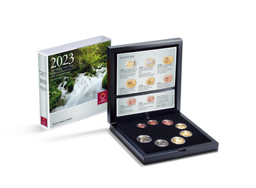 Set de 8 monede 150 de ani de la alimentarea cu apă a Vienei 2023 Proof