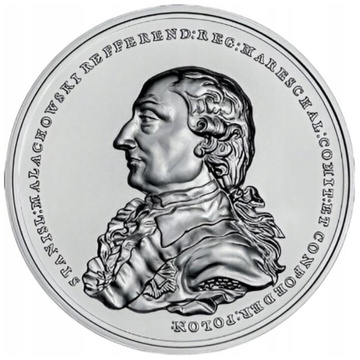 Comorile artei medalistice - Stanisław Małachowski 50 zl argint 2025 High Relief