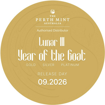 Perth Mint Lunar III Year of the Goat 1/10 oz Gold 2027