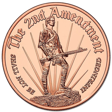 2nd Amendment Minuteman 1 uncja Miedzi
