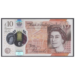 Bancnotă de 10 Lire Sterline Britanice - Regina Elisabeta a II-a Circulată