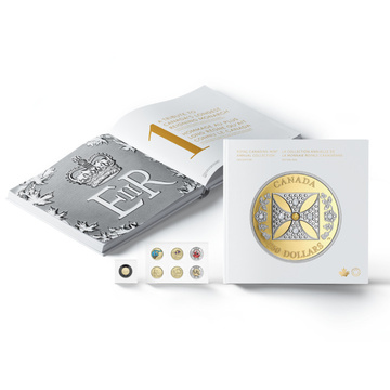 Set Canada: Album de colecție anuală cu ediție specială 7 monede 2022