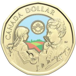 Canada 150th Anniversary of the Birth of L. M. Montgomery colorized $1 2024