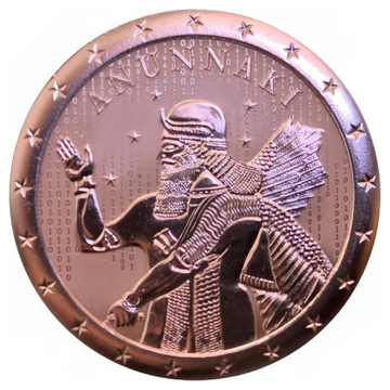 Medalie Anunnaki 1 oz Cupru 2025
