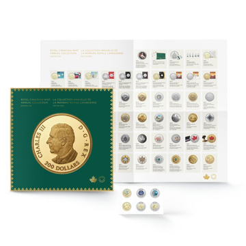 Set Canada: Annual Collection Book cu ediție specială 6 monede 2024