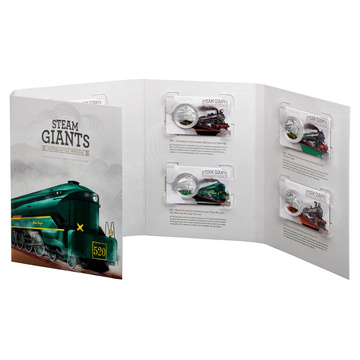 Zestaw 7 monet - Steam Giants Miedzionikiel 2025