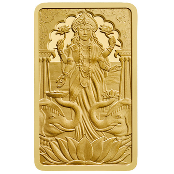 Lingou de aur The Royal Mint - Lakshmi 1 g Aur
