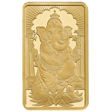 Lingou The Royal Mint - 1 g aur Ganesh