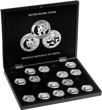 Leuchtturm - Casetă Chinese Panda 20 x 1 oz Argint