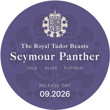 Monedă din argint The Royal Tudor Beasts: Seymour Panther 10 uncii de argint 2026