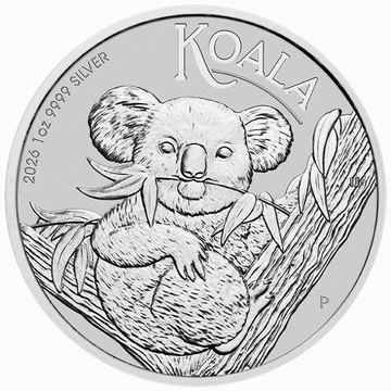 Srebrna Moneta Perth Mint Koala 1 uncja Srebra 2026