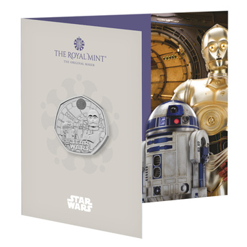 Star Wars R2-D2 and C-3PO 50p Cupronichel 2023
