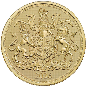 Monedă din aur The Royal Arms 1 uncie de aur 2026