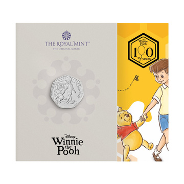 Monedă din cupru-nichel 100 de ani de Winnie the Pooh – Loialitate 50p 2026