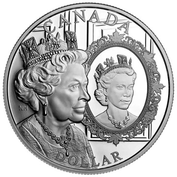 Canada The Platinum Jubilee of Her Majesty Queen Elizabeth II Dollar Argint 2022 Proof