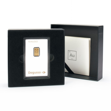 Leuchtturm - Cutie cadou Aurum pentru 1 lingou de aur în card