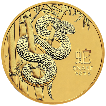 Perth Mint: Lunar III - Rok Węża 1/4 uncji Złota 2025