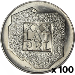 XXX ani PRL „Harta” 200 zl Argint 1974 100 bucăți