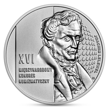 Al XVI-lea Congres Internațional de Numismatică 50 zł argint 2022 High Relief