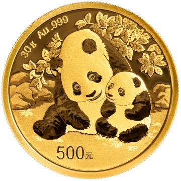 Chinese Panda 30 g Gold 2024
