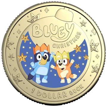 RAM Bluey Christmas colorat 9 g bronz aluminiu 2025