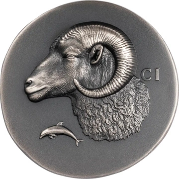 Moneda de Argint Numismatic Icons - Krios 1 oz Argint 2026 High Relief Antiqued