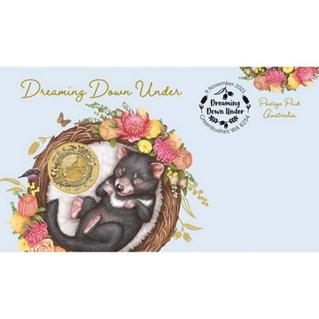 Dreaming Down Under Diavol tasmanian adormit Aluminiu maro 2021