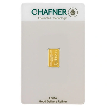 Lingou de aur 0,5 g C Hafner