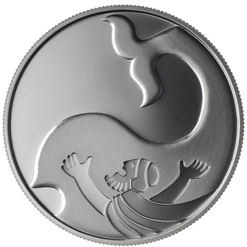 Iona în Balenă 2 NIS Argint 2010 Proof