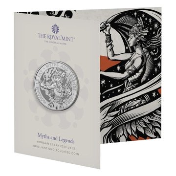 Mituri și Legende: Morgan Le Fay 5 lire sterline cupronichel 2023