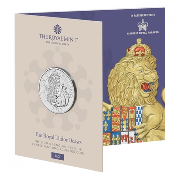 The Royal Tudor Beasts Lion of England Cupronichel 2022