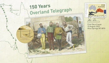 150th Anniversary of the Australian Overland Telegraph Bronze Aluminium 2022