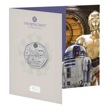 Star Wars R2-D2 and C-3PO 50p Cupronichel 2023